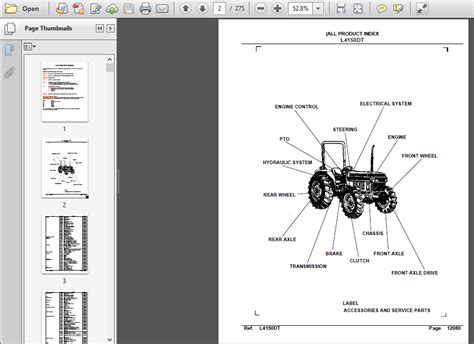 Kubota Tractor L Series Parts Catalogue Manual List - PDF Download ...