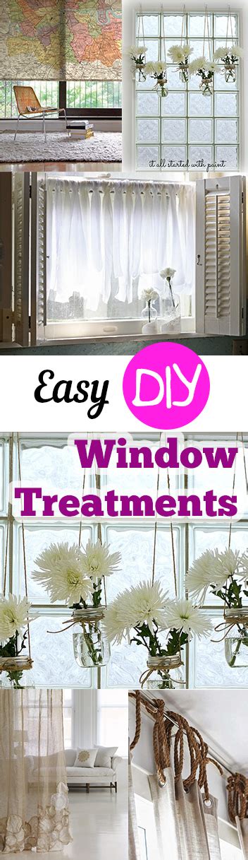 12 Easy DIY Window Treatments – My List of Lists