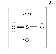 Lewis Structure Of Sulfate Ion