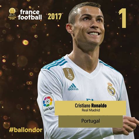 Ballon d'Or 2017: Cristiano Ronaldo wins award for the fifth time - Pantip