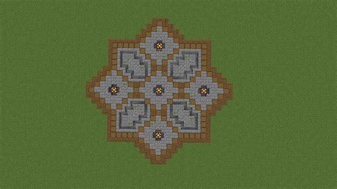 A floor design for a plaza | Minecraft floor designs, Minecraft blueprints, Minecraft designs