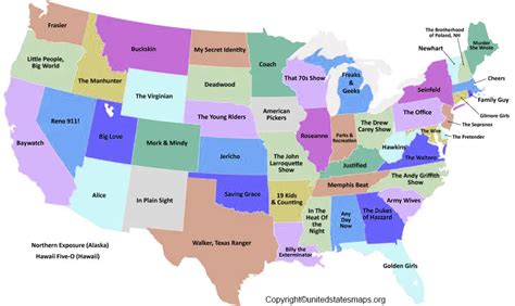 US Map Labeled with States & Cities in PDF