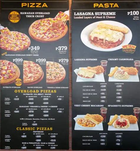 Greenwich Menu, Menu for Greenwich, Tagaytay City, Tagaytay City - Zomato Philippines