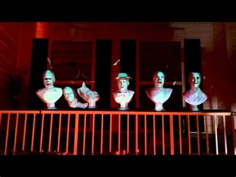 The Singing Busts | A Haunted Mansion Halloween Decoration - YouTube