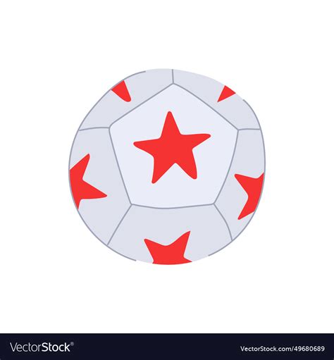 Logo soccer ball cartoon Royalty Free Vector Image