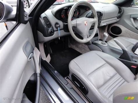 Graphite Grey Interior 2003 Porsche Boxster Standard Boxster Model ...