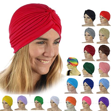 Slipon Ruched Pleated Fitted Fashion Costume Turban Headwrap Sydney ...