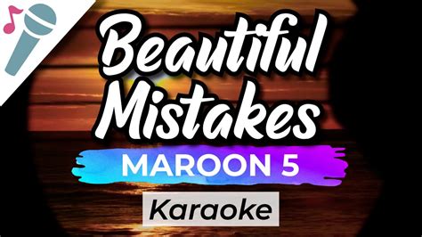 Maroon 5 - Beautiful Mistakes - Karaoke Instrumental (Acoustic) - YouTube