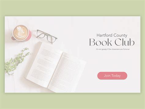 Simple Book Club Pop-up by Amanda Marie on Dribbble