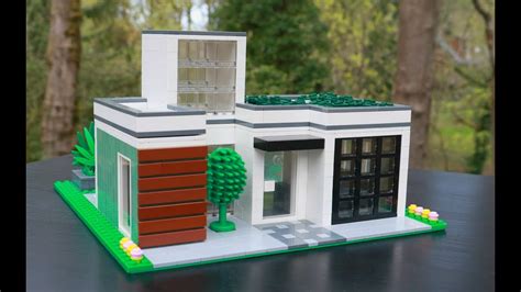 LEGO Modern Garden House MOC - YouTube