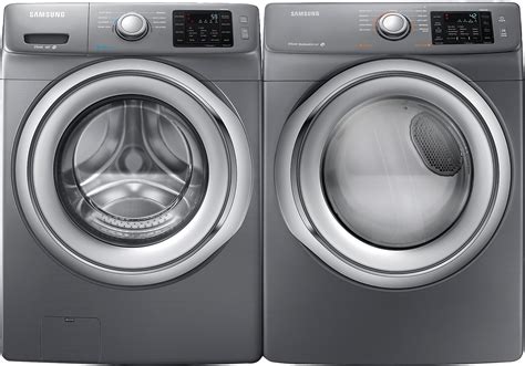 Samsung 4.8 Cu. Ft. Front-Load Washer and 7.5 Cu. Ft. Electric Dryer ...