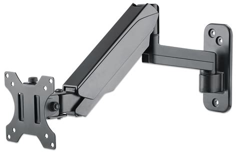 Manhattan Monitor/TV Wall Mount (height adjustable swivel arm), 1 screen, 17-32″”, Vesa 75×75 to ...