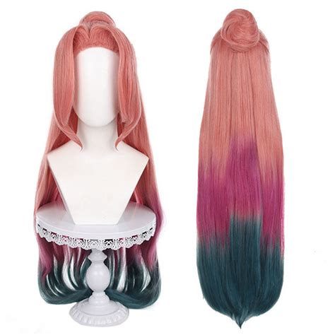 Get Stunning Game LOL Prestige Ocean Song Seraphine Cosplay Wigs ...