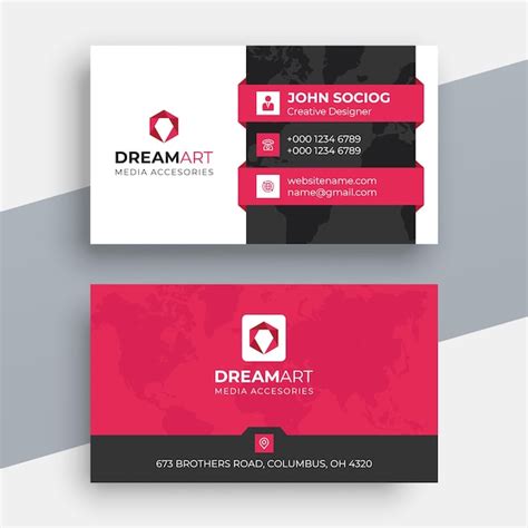 Premium Vector | Modern and creative business card template