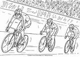 Track cycling colouring page Online Coloring Pages Colouring  sketch template