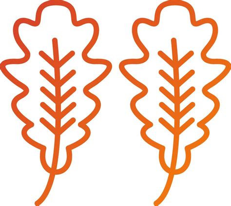 Oak Leaf Icon Style 21668000 Vector Art at Vecteezy