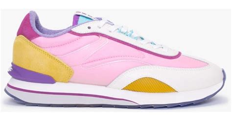 HOFF Art Tiger Multicoloured Leather Trainers in Pink | Lyst