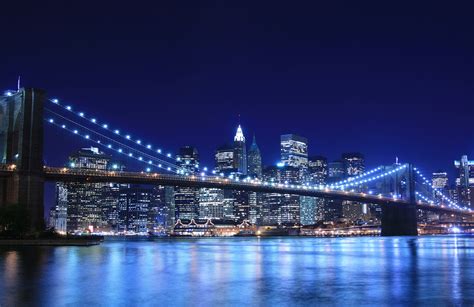 Brooklyn Bridge and Manhattan skyline At Night - Al's Blog - Advice You ...