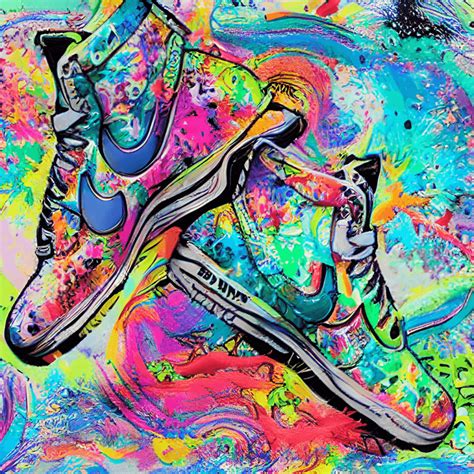 Hyper Realistic Nike Logo Sneaker All Colors · Creative Fabrica