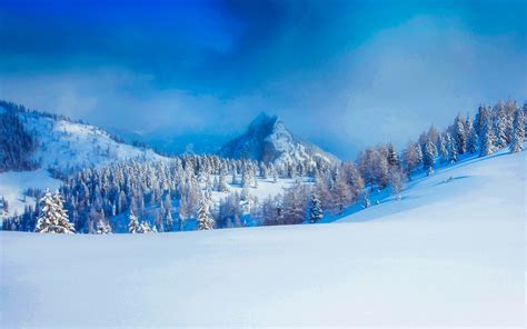 Free Images : landscape, nature, forest, wilderness, snow, winter, sky, countryside, mountain ...