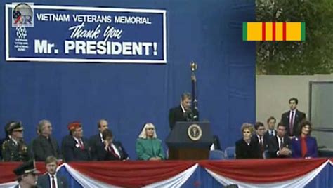 Ronald Reagan: Speech at the Vietnam Veterans Memorial - Fallen Never ...