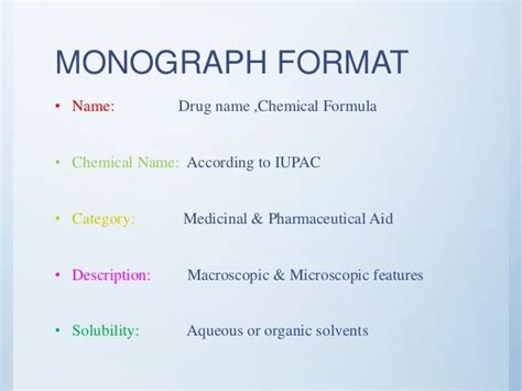 Monograph ppt