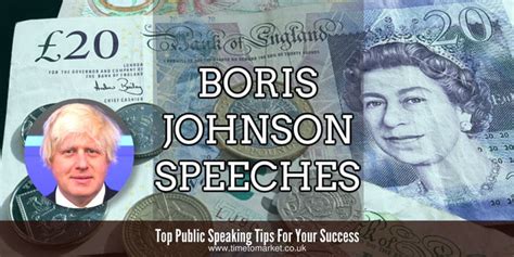 Boris Johnson Speeches Keep The Money Pouring | Time To Market