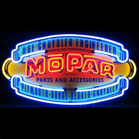 MOPAR OMEGA NEON SIGN - Neon4Less.com