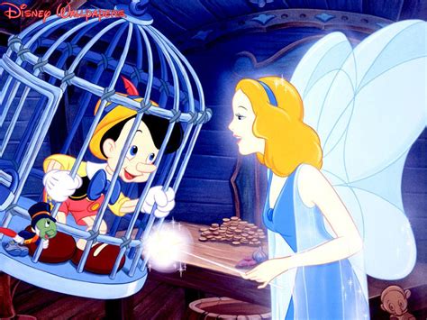 Pinocchio and the Blue Fairy Wallpaper - Pinocchio Wallpaper (6370133) - Fanpop