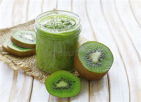 Jam from Organic Kiwi Fruit Stock Image - Image of food, fruit: 107136553