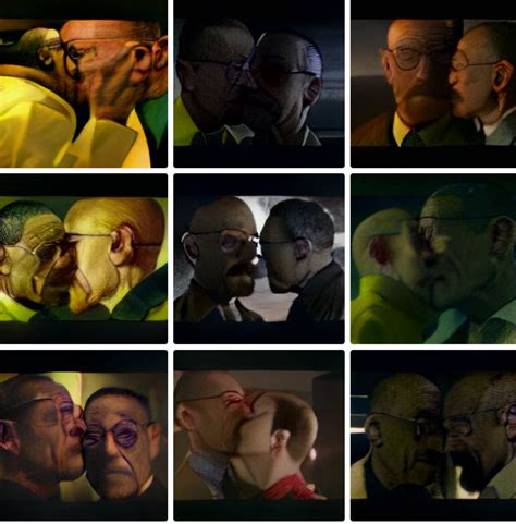 Walter White kissing Gus Fring : r/weirddalle