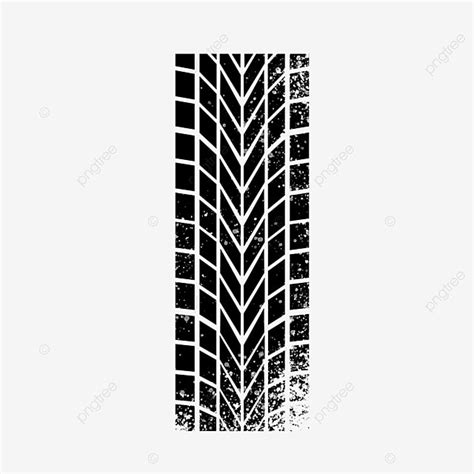 Car Tire Tracks White Transparent, Car Tire Tracks Vector, Tyre, Traces ...