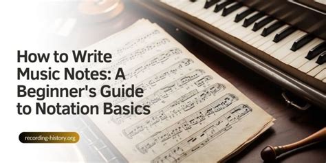 How to Write Music Notes: A Beginner's Guide to Notation Basics - Song Lyrics & Facts