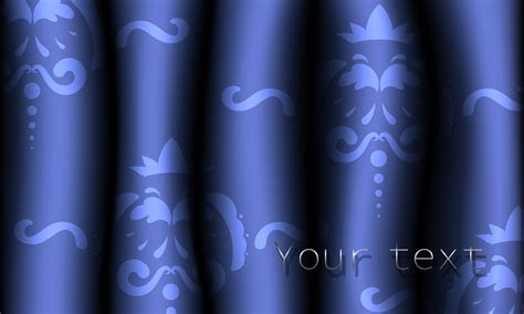 Realistic purple patterned fabric curtains. Pattern on drapes. Vector illustration. 4760362 ...