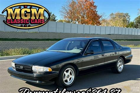 Classic 1996 Chevrolet Impala ONLY 38,000 ORIGINAL MILES NICE SUPER SPORT!!! For Sale. Price 32 ...