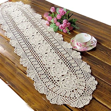 Crochet Table Runner Rustic | EMBROIDERY & ORIGAMI