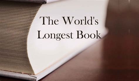 The Longest Book in the World - A Whole Library