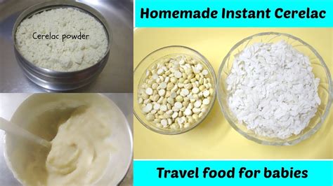 Homemade Instant Cerelac for babies | Travel food for babies - YouTube