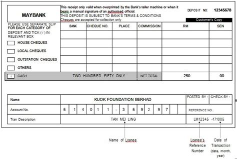 Free Printable Deposit Slip Templates and Examples for Bank (Excel / Word / PDF) - Best Collections