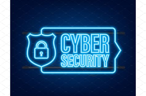 Cyber security vector logo with | Vector Graphics ~ Creative Market