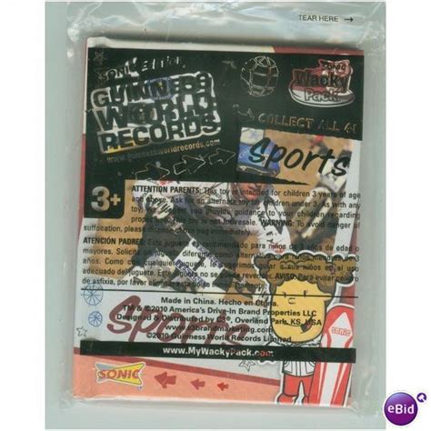 2010 Sonic Guinness World Records Sports Book Mint in Package on eBid United States | 101612130