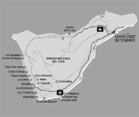 Tenerife Maps, Top Resorts & Popular & Points Of Interest