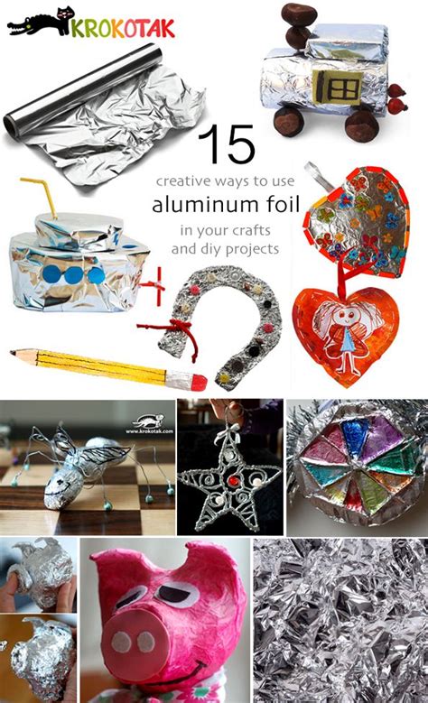 15 creative ways to use aluminum foil in your crafts and diy projects | Aluminum foil crafts ...