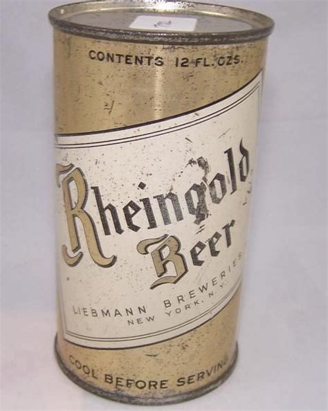 Rheingold Beer Lilek # 732, Grade 1-/2+ | Beer, Beer brands, Old beer cans