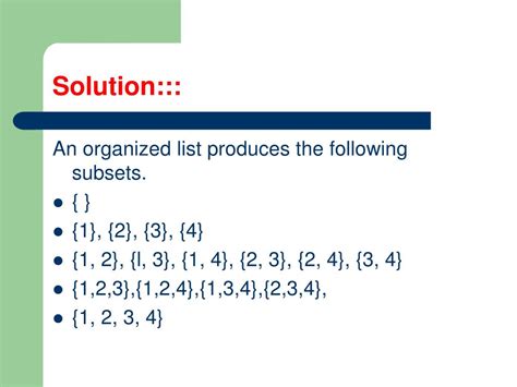 PPT - SECTION 2.2 Subsets PowerPoint Presentation, free download - ID ...