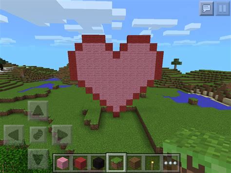 Valentines heart Valentine Heart, Valentines, Pocket Edition, Minecraft Designs, Cute, Valentine ...