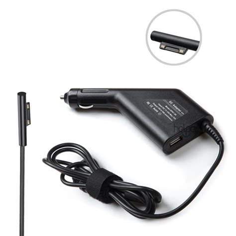 Car Adapter Charger For 12V 2.58A 36W Microsoft Surface Pro3 pro 4 i7 ...