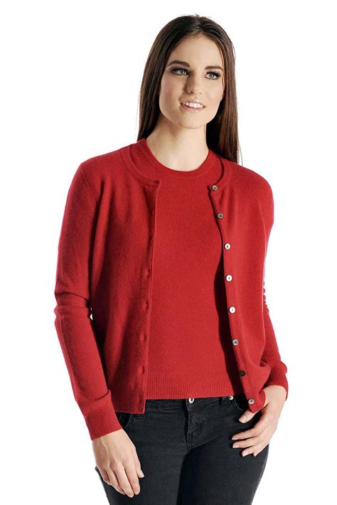 Women's Cashmere Cardigan Twin Sweater Set | Cashmere Boutique