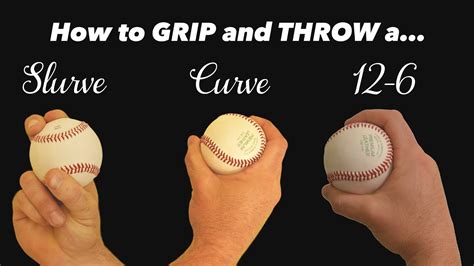 Baseball Pitching Curveballs - How to throw a Slurve, Curve, and 12-6 ...