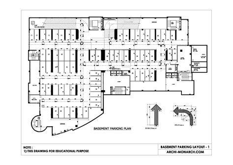 BASEMENT PARKING LAYOUT ONE ⋆ Archi-Monarch